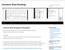 Tablet Screenshot of casework-shop-drawings.com